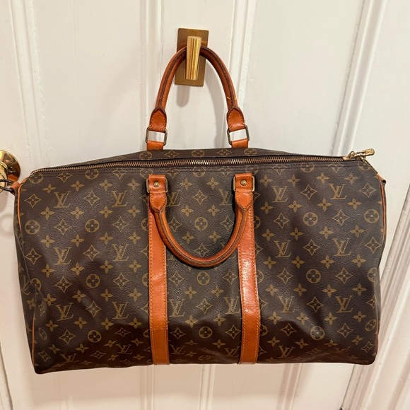 Louis Vuitton Keepall Bandoulière 50 Monogram Canvas – Vintage Travel Bag - Picture 6 of 8